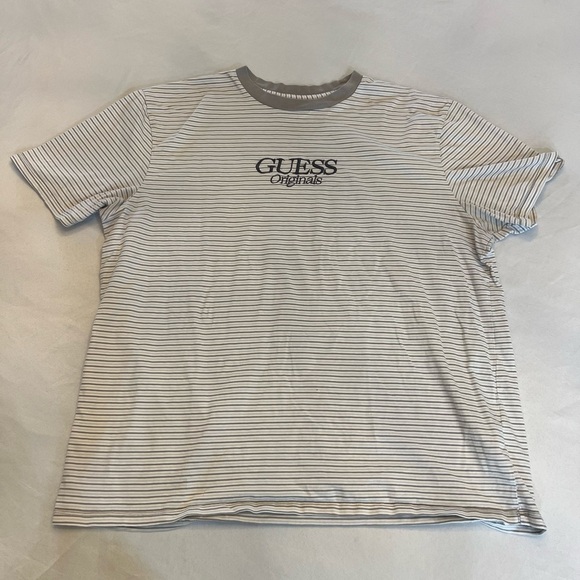 GUESS Vintage 90’s Men’s Original Striped T-Shirt, Size XL